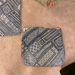 Two boho pillow covers / pillow shams